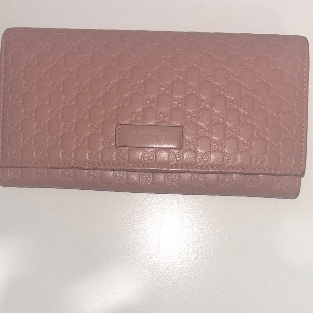 Gucci Microguccissima Continental Leather Wallet